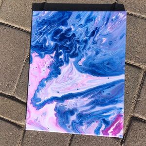 14 x 11 Acrylic Pour